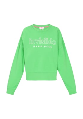 Mymo Sweatshirt Frauen Grün