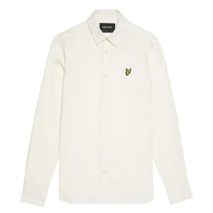 Lyle & Scott - Hemd für Herren, Bambus, Langärmlig (Weiß)