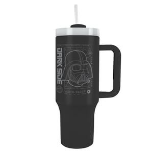 Star Wars - Reisebecher "Vader Grid" (Schwarz)