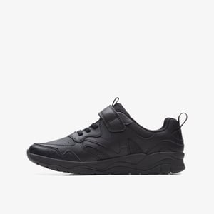 ClowderSprintO Black Leather Schuhe