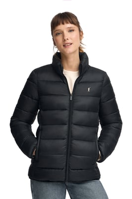 Jacke Salma Embroidery schwarz mit Rigby Go-Logo