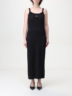 Netzstrick Ärmelloses Maxikleid
