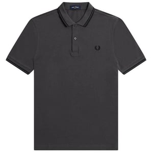 Fred Perry - Poloshirt für Herren (Schwarz/Grau)