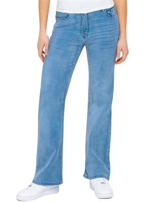 Enzo | Damen-Jeans mit Weitem Bein