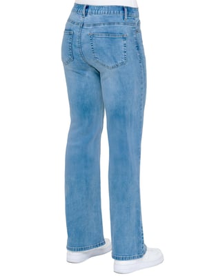 Enzo | Damen-Jeans mit Weitem Bein