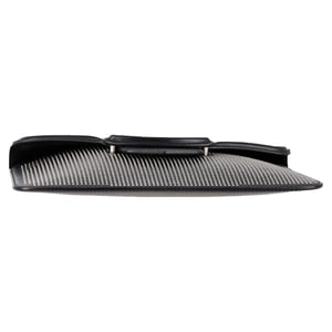 Alexander McQueen Nieten Heroine Flach-Tasche aus schwarzem Leder