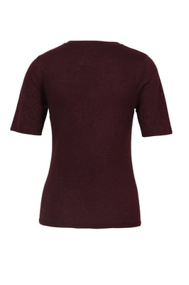 Solid Pullover, Kurzarm
