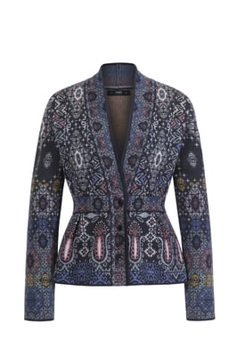 Jacquard-Jacke, Ornamentmuster