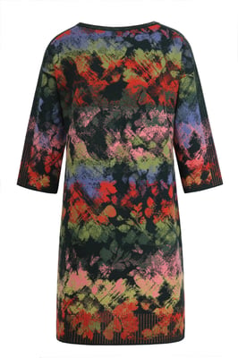 Jacquardkleid mit Camouflage-Muster