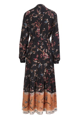 Wickelkleid, Kirschblütenmuster