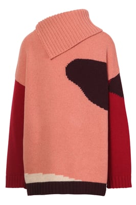 Rollkragenpullover, Farbblockierung