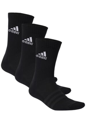 Adidas | Herren gepolsterte Crew-Socken, 3er-Pack
