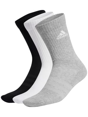 Adidas | Herren gepolsterte Crew-Socken, 3er-Pack