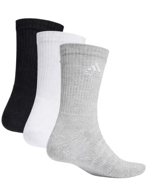 Adidas | Herren gepolsterte Crew-Socken, 3er-Pack