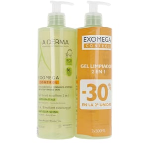 Exomega Control Emollient Gel 2in1 Packung 2 X 500 ml