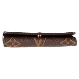 Louis Vuitton Schlüsselanhänger-Etui aus braunem beschichtetem Canvas