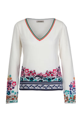 Pullover mit Intarsienmuster