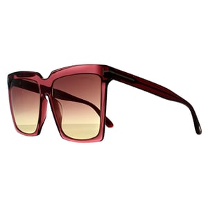 Tom Ford Quadratisch Damen Glänzend Bordeaux Bordeaux Farbverlauf Sabrina FT0764
