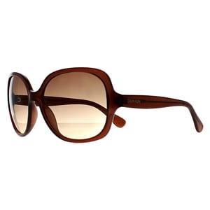 Calvin Klein Cat Eye Damen Kristall Braun Braun Farbverlauf CK19538S