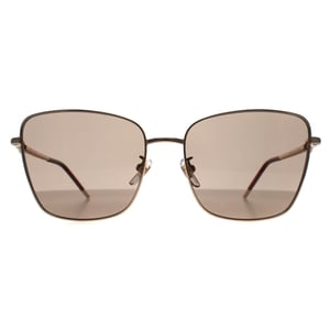 Furla Square Womens Glänzend Rose Gold Braun SFU714