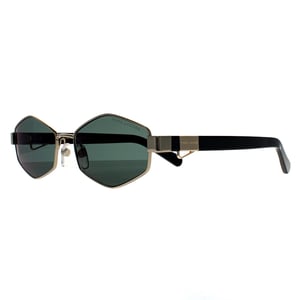 Marc Jacobs Oval Womens Gold Schwarz Grün Spiegel MARC 496/S