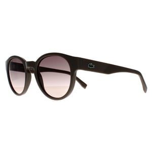 Lacoste Round Womens Transparent Hellgrau Taupe Nude Gradient L6000S