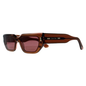 Calvin Klein Rectangle Unisex Transparent Braun Rosa Dunkel Lila CK24500S