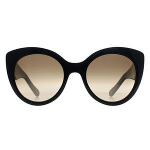 Salvatore Ferragamo Cat Eye Damen Schwarz Gancini Grau SF964S