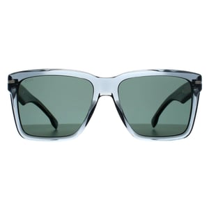 Hugo Boss Rectangle Herren Grau Grün Spiegel BOSS 1745/S