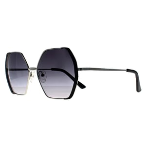 Guess Square Womens Silber Schwarz Grau Gradient GF0387