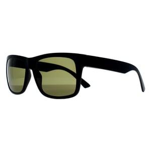 Serengeti Rectangle Herren Matt Schwarz Mineral Grün 555nm Polarisiert Positano