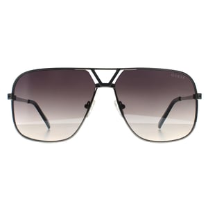 Guess Aviator Unisex Glänzend Leicht Nickeltin Rauch Grau Gradient GO00066