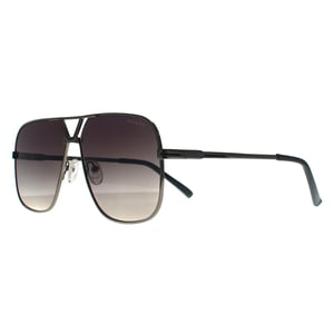 Guess Aviator Unisex Glänzend Leicht Nickeltin Rauch Grau Gradient GO00066