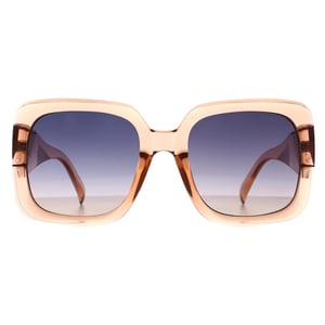 Guess Square Womens Shiny Hellbraun Rauchgrau Gradient GO00046