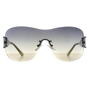 Guess Shield Womens Shiny Light Nickeltin Smoke Grey Gradient GO00038