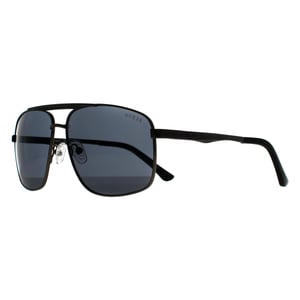 Guess Aviator Mens Matte Gunmetal Rauch Grau GO00063