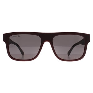 Lacoste Rectangle Herren Dunkelrot Grau L6001S