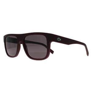 Lacoste Rectangle Herren Dunkelrot Grau L6001S