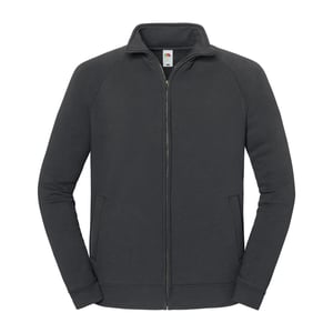 Fruit of the Loom Unisex Erwachsene Ikonische Premium Sweatjacke (Hellgrau)