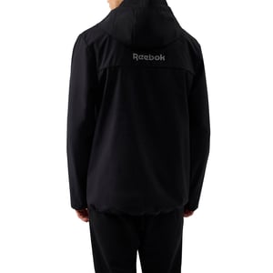 Reebok - "Burbage" Windrunner Jacke für Herren, Über den Kopf (Schwarz)
