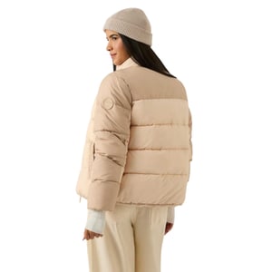 Reebok - Steppjacke für Damen, wendbar (Haferflocken)