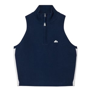Ellesse - "Surista" Oberteil für Damen, mit kurzem Reißverschluss (Marine)