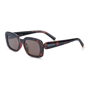 Lunettes de soleil polarisées Bertha Cassie - Écaille de tortue/Marron