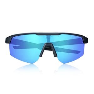 Lunettes de soleil polarisées Breed Nyxon - Noir/Bleu
