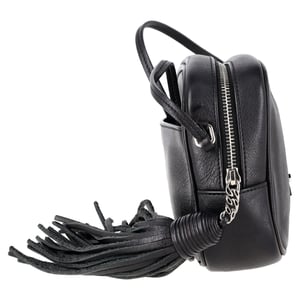 Saint Laurent Blogger Crossbody Bag aus schwarzem Leder