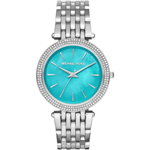 Michael Kors Darci MK3515 Damenarmbanduhr mit türkisfarbenem Zifferblatt