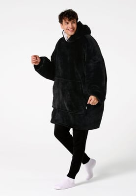 "Pure Black" Kuschelpullover Huggie