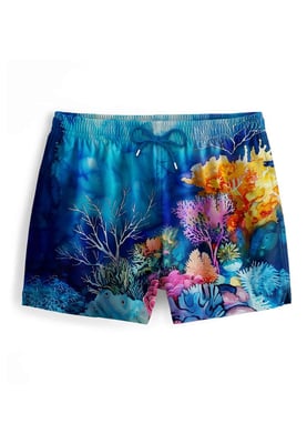 "Reef Coral" Badeshorts