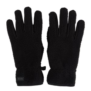 Regatta - "Tech" Logo-Winterhandschuhe für Herren/Damen Unisex, Teddyfleece, Touchscreen (Schwarz)