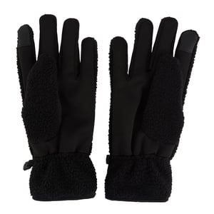 Regatta - "Tech" Logo-Winterhandschuhe für Herren/Damen Unisex, Teddyfleece, Touchscreen (Schwarz)